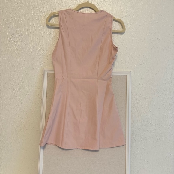 Chic Sleeveless Pink Mini Dress - Picture 6 of 6